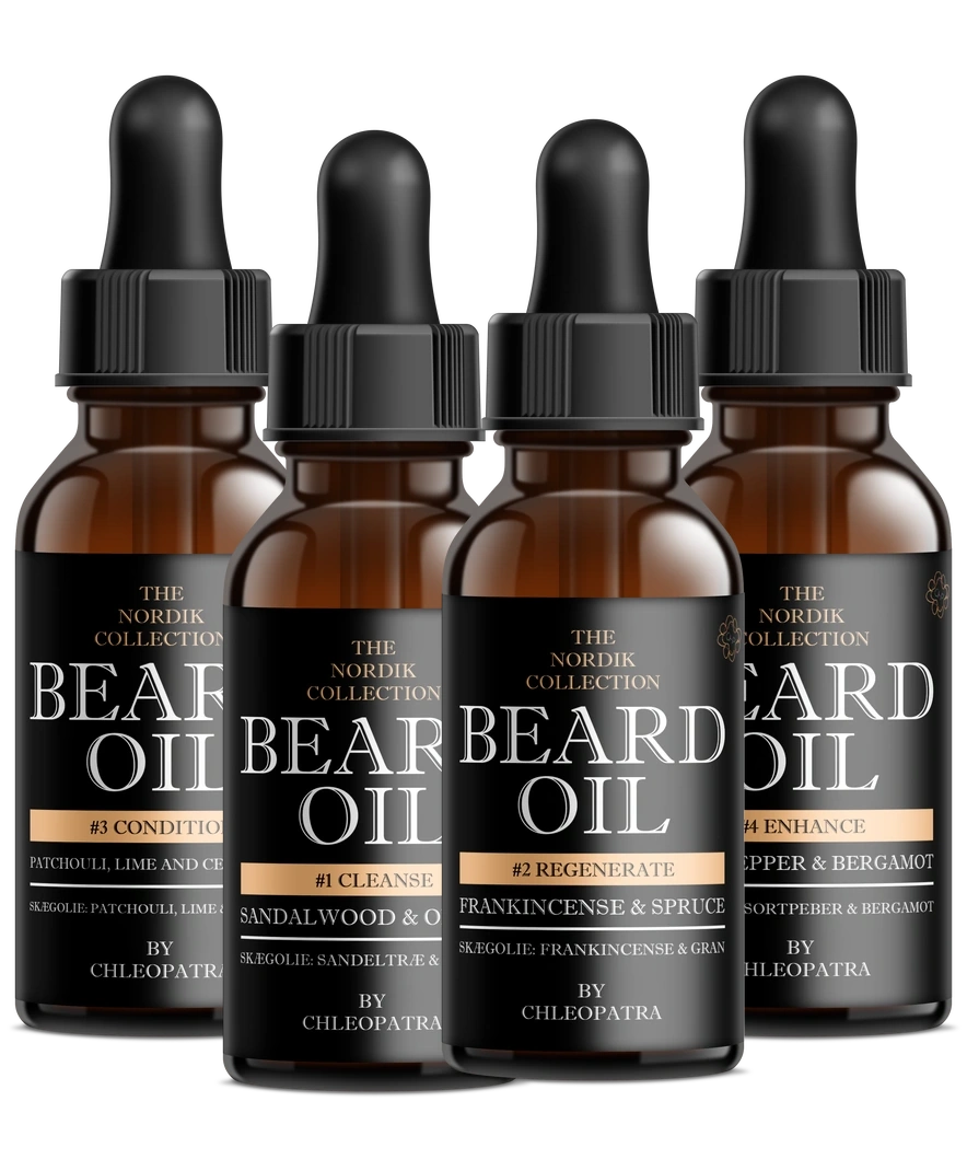 chleopatra Beard Oil - Nordik Collection 4 beard oils