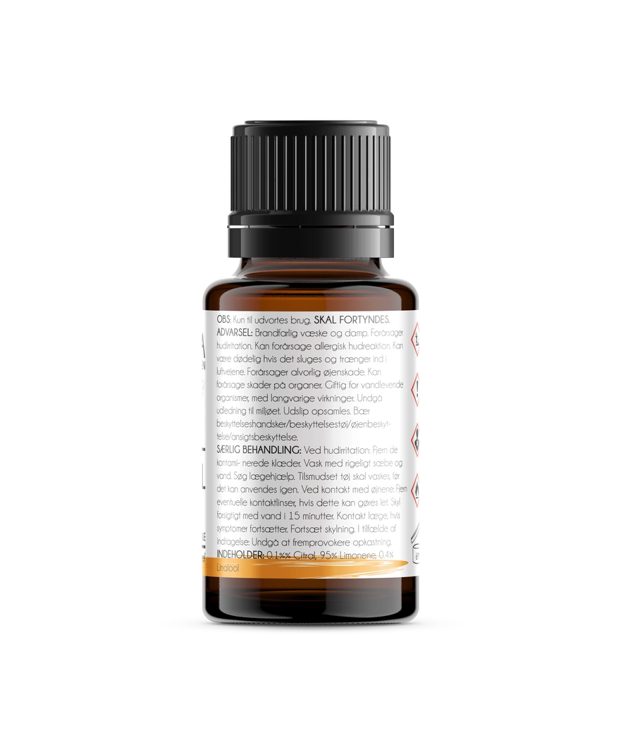 chleopatra-orange-oil-appelsinolie-10ml-citus-sinesis økologisk bagside